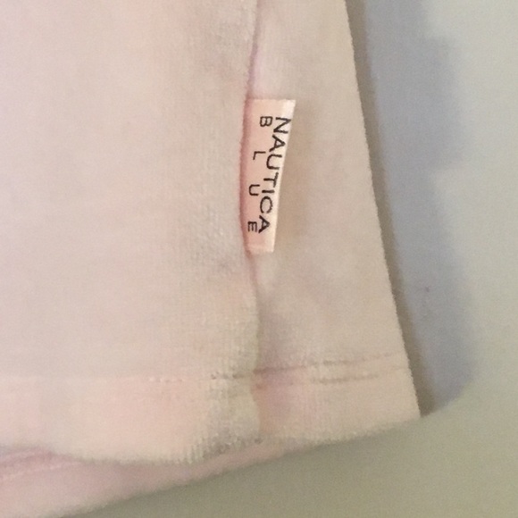 Nautica Blue Sleepwear Pink Fleece Sleep Shorts Size Medium - Picture 4 of 4